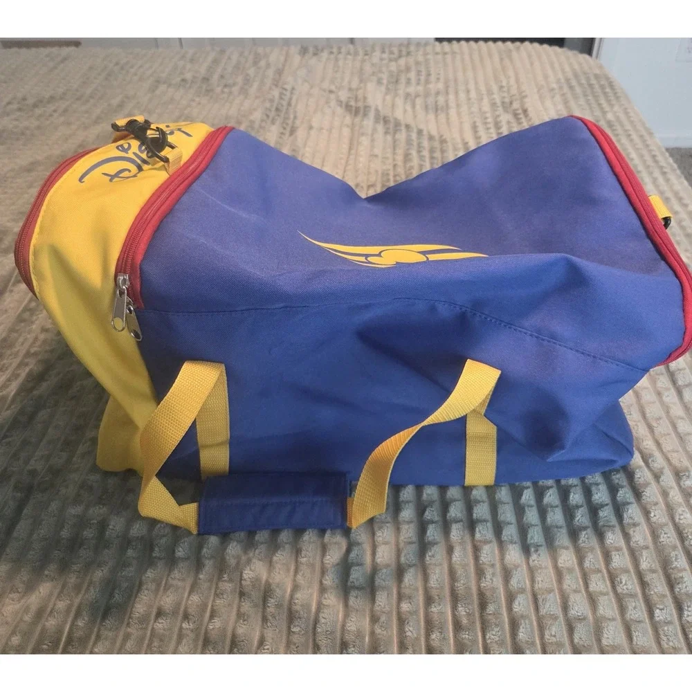 Disney Cruise Line DCL Duffel Bag Travel Carry On Luggage Blue Yellow Mickey
